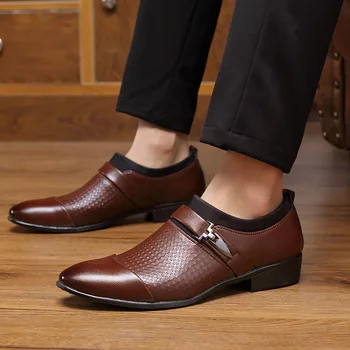 Az ősz Férfi Bőr Cipő Üzlet Hivatalos Plus Size Lakások Divat Szabadidő csúszásmentes Comfort Lábbeli Zapatos Para Gyerekek