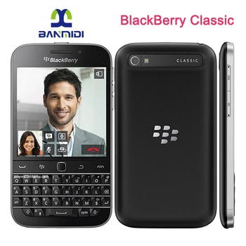 BlackBerry Q20 Klasszikus Nyitva Eredeti 4G LTE Mobile mobiltelefon 8 MEGAPIXELES WIFI 16 GB ROM BlackBerryOS Okostelefon angol arab QWERTY