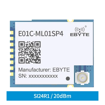 EBYTE Költség-Hatékony 2.4 G RF Modul Vezeték nélküli Adó-vevő nRF24L01+ PIN, PIN-Kompatibilis SPI Interface SMD IPEX Antenna