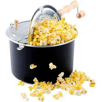 Eredeti Whirley Pop Tűzhely Popcorn Gép Popper. Finom & Egészséges Mozi Popcorn Készítő. a pop-corn készítő