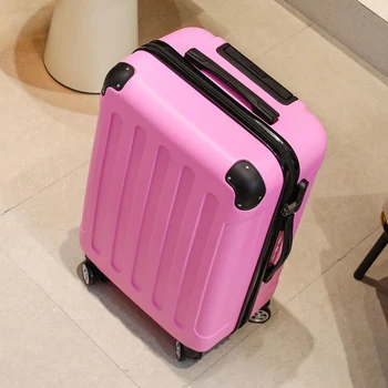 Fekete Bőröndöt Cipelni A Csomagját Kerekekkel Rose Hardside Nagy Kapacitású Wrap Szög Design Ingyenes Szállítási Csomagtartóban Csomag 20'28 Inch
