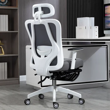 Fekvőfotel Irodai Íróasztal, Ergonomikus Szék Kényelmes Design Lusta Összecsukható Forgatható Szék Társalgó, Kerekek Cadeira Játékos Bútorok MQ50BG