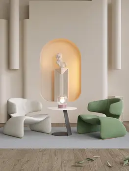 Fotel Nappali Bútor Szabadidő-Szék Északi Kanapé Szövet Nappali Tervező Kreatív Egyetlen Kanapé Modern Stílus