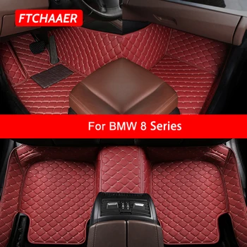 FTCHAAER Egyedi Autó Szőnyeg BMW 8ER G14 Kabrió G15 Coupe G16 GranCoupe M8 Auto Kiegészítők Láb Szőnyeg