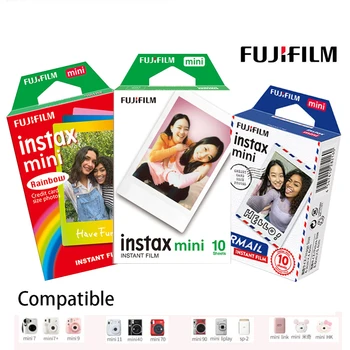 Fujifilm Instax Mini Kamera Film Mini12 11 9 8 3 Inch Fehér Széle Film Azonnali Kamera Mini 7s 25 50 90 Mini Film, Fotó Papír