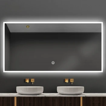 Fürdőszobai tükröt, tükör, anti-köd tükör, LED intelligens, ragyogó tükör, Bluetooth zene fésülködő asztal, falra szerelhető