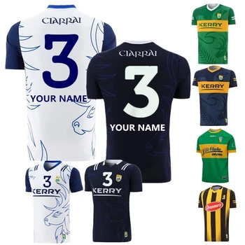 GAA jersey 2023 Kerry Galway-Dublin haza Kapus shirt ujjas póló, Egyedi Neve, Száma