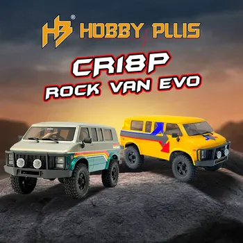 Hobbi Plusz CR18P EVO Kő Van RC Autó RTR 1/18 Elektromos RC Távirányító Modell Autó Crawler Felnőtt gyermekjátékok