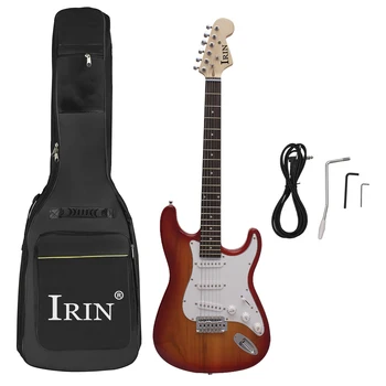 IRIN 6 Húrok, 22 Bund ST Elektromos Gitár 39 Hüvelyk Juhar Nyak Test Elektromos Guitarra A Szükséges Gitár Alkatrészek & Kiegészítők