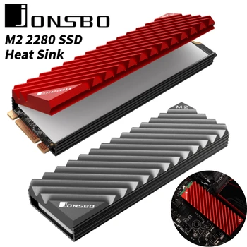 Jonsbo M. 2 SSD NVMe hűtőborda M2 2280 ssd Merevlemez Alumínium Hűtőborda Tömítés, Szilikon Thermal Pad PC Tartozékok