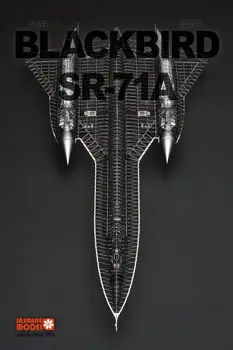 Jázmin a Modell, készlet 1/144 Skála SR-71A FEKETERIGÓ 202071 Modell Készlet