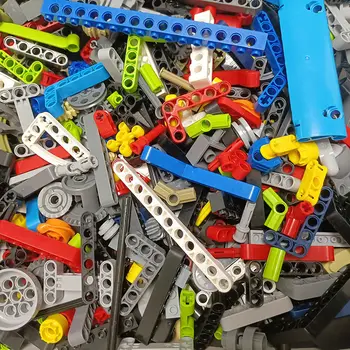 Kis Részecske Épület-Blokk, Technológia Alkatrészek, Mechanikus Tengely Rúd, Ömlesztett Játékok Mérés, MOC-Kiegészítők, Kompatibilis A LEGO