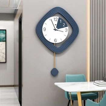 Kreatív Egyszerű Falióra Modern Design Északi Csendes Divat Digitális Nappali Falióra Mechanizmus Reloj Olyan Lakberendezés 5