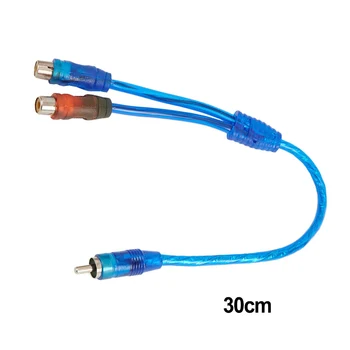 Kábel Audio Kábel-DVD-MP3-Lejátszók Hordozható Hangszórók, Mélynyomók Car Audio Rendszerek 27 Cm-es Kék Új RCA 10.63 Cm