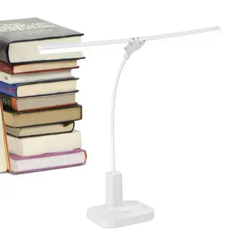 Könyv Fény Olvasás Ágy Oldalon Lámpák Újratölthető Fény 180Adjustable Fény Fejét 3 Szín Fokozatmentes Hőmérséklet Szabályozható A