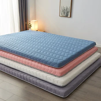 Latex matrac elasztikus párna, otthon, összecsukható vastag 5/8cm Egyetlen Dupla matrac alvás pad tavaszi őszi szivacs párna, szőnyeg