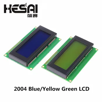 LCD Tábla 2004 20*4 LCD 20X4 5V Kék/Sárga Zöld Képernyő LCD2004 Kijelző LCD ModuleApplicable különböző diy lakosztályok