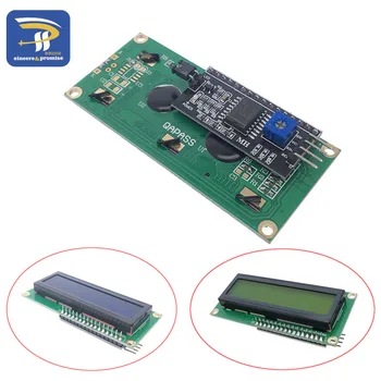LCD1602+I2C LCD 1602 modul Kék/Sárga Zöld képernyő IIC/I2C az arduino LCD1602 Adapter lemez