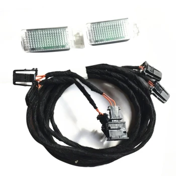 LED Footwell Fény Láb Lámpa Kábel kábelkorbács a B7 B8 CC, Golf 7 MK7 7.5 MK2 5GG947409