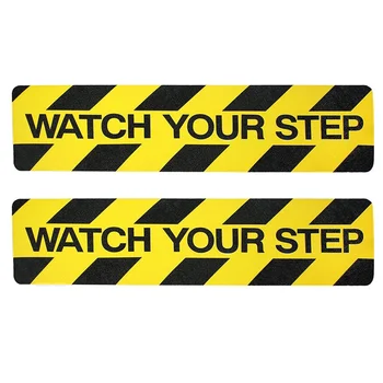 Lépcsőn Anti - Szalag Nedves Padló Figyelmeztető Jel Csúszós Figyelmeztető Matrica Figyelem Jele Figyelem Jele, Matricák Csúszós