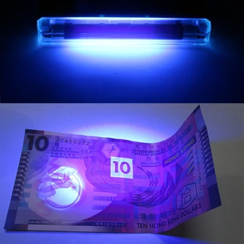 Mini UV Uv Lámpa LED Blacklight Pénz Ellenőrzése Világító Fáklya Lámpa Pet Vizelet Foltok Érzékelő Skorpió Vadászat