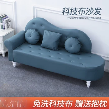 Modern minimalista washless technológia ruhával kis lakás kanapé bolt otthon hálószoba Európai bútor szövet lakás kanapé