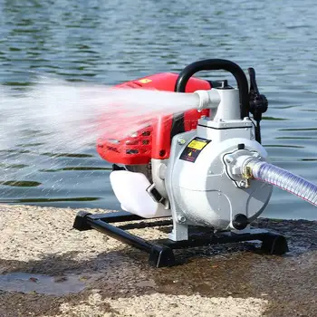Nagy teljesítményű vízpumpa Hordozható Mezőgazdasági Öntözés Gép négyütemű/kétütemű Benzin Motor, Szivattyú Vízelvezető Gép