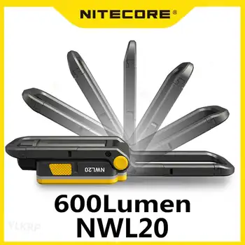 NITECORE NWL20 600 lumen multifunkcionális fény, csomagolva egy 5000mA akkumulátor