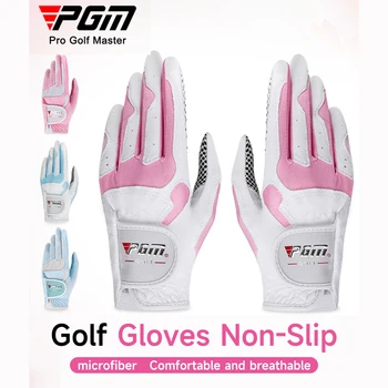 PGM Golf Kesztyű Női Sport Kesztyű egy pár bal, illetve jobb kézzel csúszásmentes golf szakmai kerti kesztyű