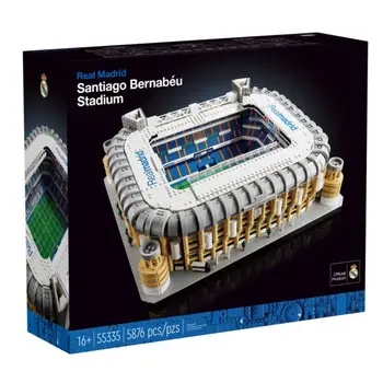 RAKTÁRON Ötletek 10299 a Real Madrid, Santiago Bernabéu Stadion Kompatibilis Modell Street View építőkövei Tégla Gyerek Játékok Ajándék