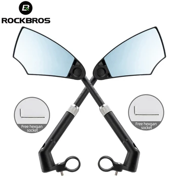 ROCKBROS hivatalos Kerékpár Visszapillantó Tükör 360 Állítható MTB Visszapillantó Tükör Univerzális Tükör Bike Motoros Visszapillantó Tükör