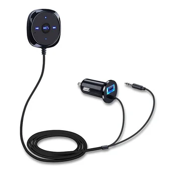 Vezeték nélküli Bluetooth-kompatibilis Zenei Vevő 3,5 mm-es AUX Bluetooth-kompatibilis Adapter Audio Vevő Autó Sztereó AUX IN
