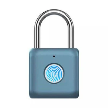 Vízálló Biometrikus Ujjlenyomat-Kulcsnélküli ajtózár lopásgátló Biztonsági Lakat