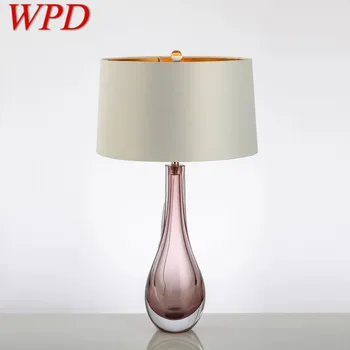 WPD Északi Modern Máz asztali Lámpa Divatos Art nappali Hálószoba Hotel LED Személyiség Eredetiség asztali Lámpa