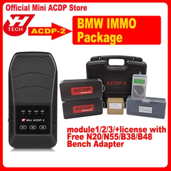 Yanhua Mini ACDP-2 IMMO Csomag a BMW CAS1 CAS4 FEM BDC Hozzá Kulcs, NEM Olvasni, Írni Module1/2/3 B48/N20/N55/B38 Padon Igazgatóság