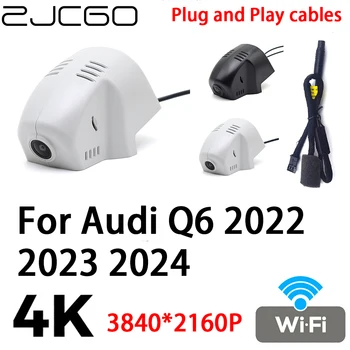 ZJCGO 4K 2160P Autó DVR Kamera Kamera, Videó Felvevő, Plug and Play Audi Q6 2022 2023 2024