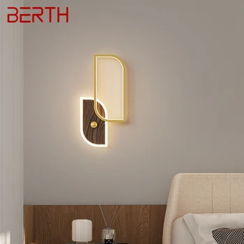 ÁGY Modern Beltéri Fali Lámpa, LED-es Évjárat Kreatív Egyszerű Gyertyatartó Fény Haza Nappali, Hálószoba, Folyosó Dekoráció