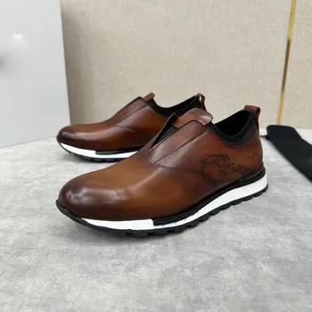 Úriember retro klasszikus luxus üzleti alkalmi cipő